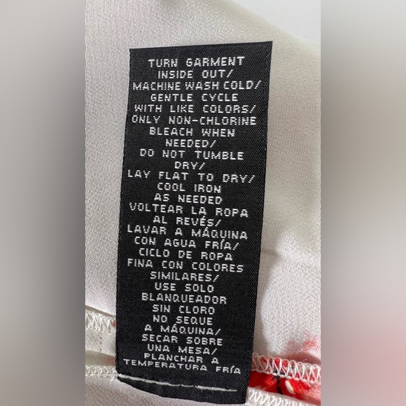 MARE’E Pour TOI Woven Crop Leg Pant Floral Patchwork Pr. White/Multi Sizes 12&18 - Picture 14 of 14